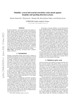 Malafide: a novel adversarial convolutive noise attack against deepfake
  and spoofing detection systems