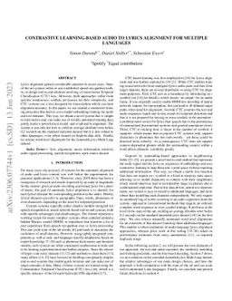 Contrastive Learning-Based Audio to Lyrics Alignment for Multiple
  Languages