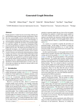 Generated Graph Detection