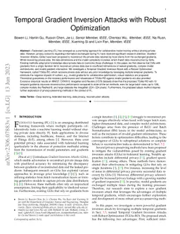 Temporal Gradient Inversion Attacks with Robust Optimization