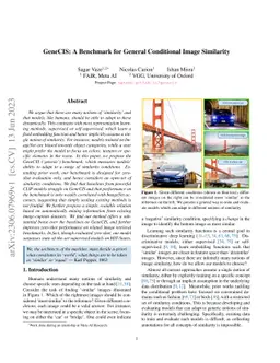 GeneCIS: A Benchmark for General Conditional Image Similarity