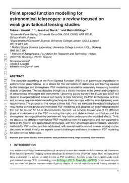 Point spread function modelling for astronomical telescopes: a review
  focused on weak gravitational lensing studies