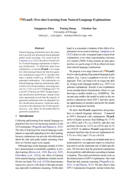 FLamE: Few-shot Learning from Natural Language Explanations