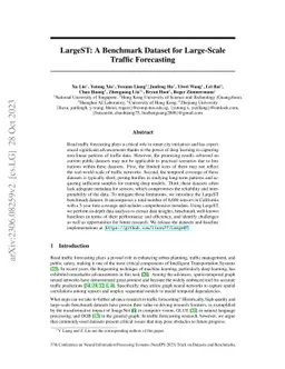 LargeST: A Benchmark Dataset for Large-Scale Traffic Forecasting
