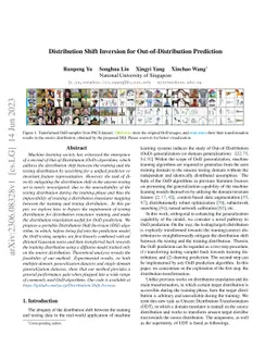 Distribution Shift Inversion for Out-of-Distribution Prediction