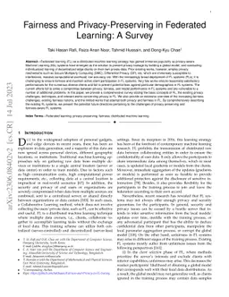 Fairness and Privacy-Preserving in Federated Learning: A Survey
