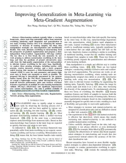 Improving Generalization in Meta-Learning via Meta-Gradient Augmentation