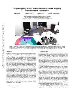 SimpleMapping: Real-Time Visual-Inertial Dense Mapping with Deep
  Multi-View Stereo