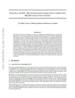 Naeural AI OS -- Decentralized ubiquitous computing MLOps execution engine