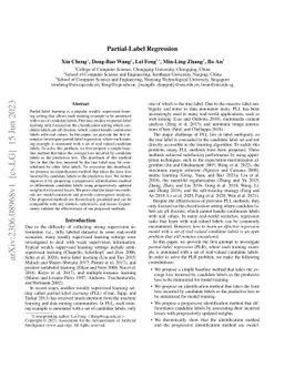 Partial-Label Regression