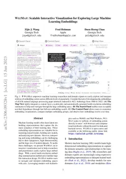 WizMap: Scalable Interactive Visualization for Exploring Large Machine
  Learning Embeddings