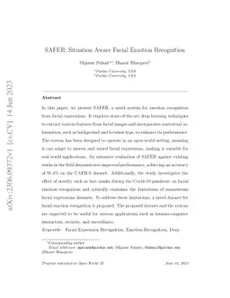 SAFER: Situation Aware Facial Emotion Recognition