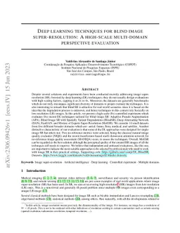 Deep learning techniques for blind image super-resolution: A high-scale
  multi-domain perspective evaluation