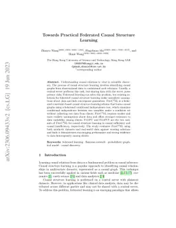 Towards Practical Federated Causal Structure Learning