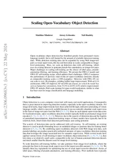 Scaling Open-Vocabulary Object Detection
