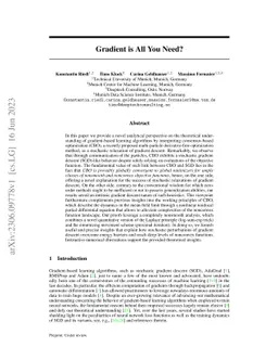 Gradient is All You Need? How Consensus-Based Optimization can be Interpreted as a Stochastic Relaxation of Gradient Descent