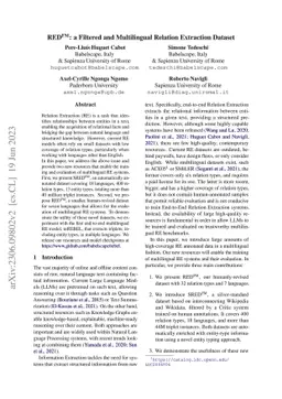 RED$^{\rm FM}$: a Filtered and Multilingual Relation Extraction Dataset