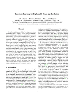 Prototype Learning for Explainable Brain Age Prediction