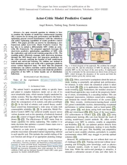 Actor-Critic Model Predictive Control