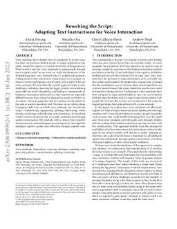 Rewriting the Script: Adapting Text Instructions for Voice Interaction