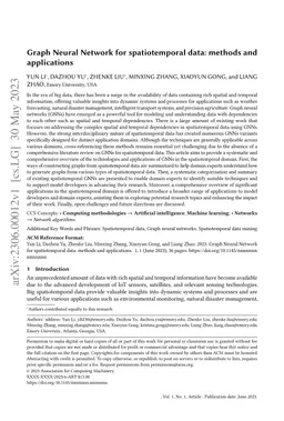 Graph Neural Network for spatiotemporal data: methods and applications