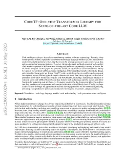 CodeTF: One-stop Transformer Library for State-of-the-art Code LLMs