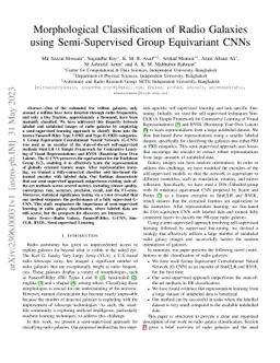 Morphological Classification of Radio Galaxies using Semi-Supervised
  Group Equivariant CNNs