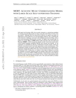 MERT: Acoustic Music Understanding Model with Large-Scale
  Self-supervised Training