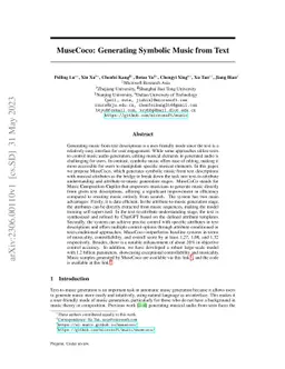 MuseCoco: Generating Symbolic Music from Text
