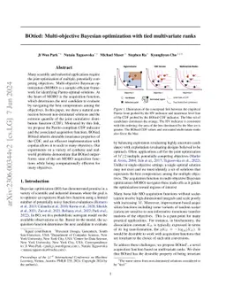BOtied: Multi-objective Bayesian optimization with tied multivariate
  ranks