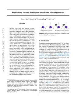 Regularizing Towards Soft Equivariance Under Mixed Symmetries