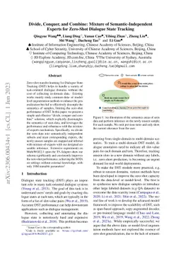 Divide, Conquer, and Combine: Mixture of Semantic-Independent Experts
  for Zero-Shot Dialogue State Tracking