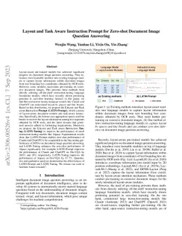 Layout and Task Aware Instruction Prompt for Zero-shot Document Image
  Question Answering