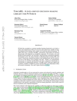 TorchRL: A data-driven decision-making library for PyTorch