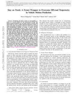 Stay on Track: A Frenet Wrapper to Overcome Off-road Trajectories in
  Vehicle Motion Prediction