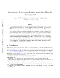 Non-stationary Reinforcement Learning under General Function
  Approximation