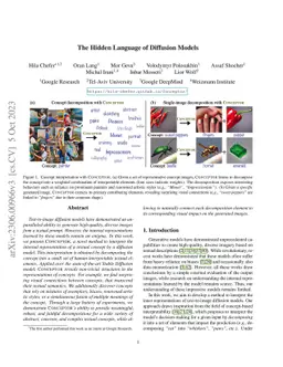 The Hidden Language of Diffusion Models