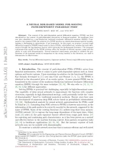 A Neural RDE-based model for solving path-dependent PDEs