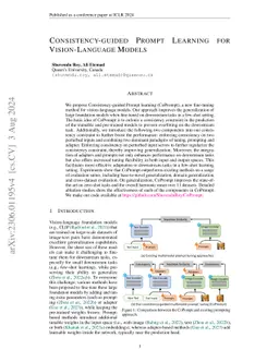 Consistency-guided Prompt Learning for Vision-Language Models