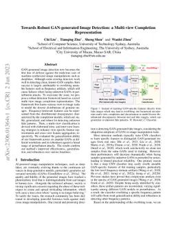 Towards Robust GAN-generated Image Detection: a Multi-view Completion
  Representation