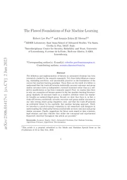 The Flawed Foundations of Fair Machine Learning