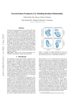 Towards Robust FastSpeech 2 by Modelling Residual Multimodality