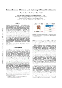 Enhance Temporal Relations in Audio Captioning with Sound Event
  Detection
