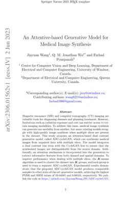 An Attentive-based Generative Model for Medical Image Synthesis