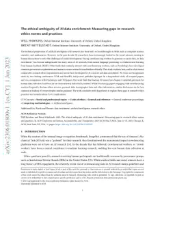 The ethical ambiguity of AI data enrichment: Measuring gaps in research
  ethics norms and practices