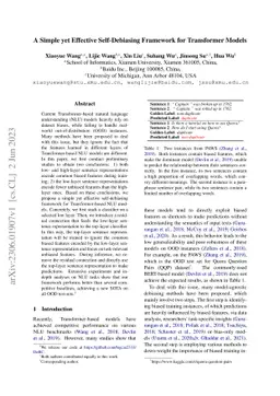 A Simple yet Effective Self-Debiasing Framework for Transformer Models