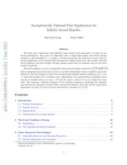 Asymptotically Optimal Pure Exploration for Infinite-Armed Bandits