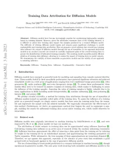 Training Data Attribution for Diffusion Models