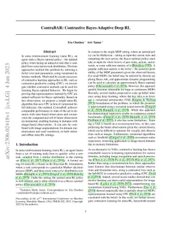 ContraBAR: Contrastive Bayes-Adaptive Deep RL