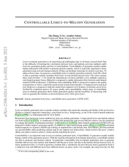 Controllable Lyrics-to-Melody Generation